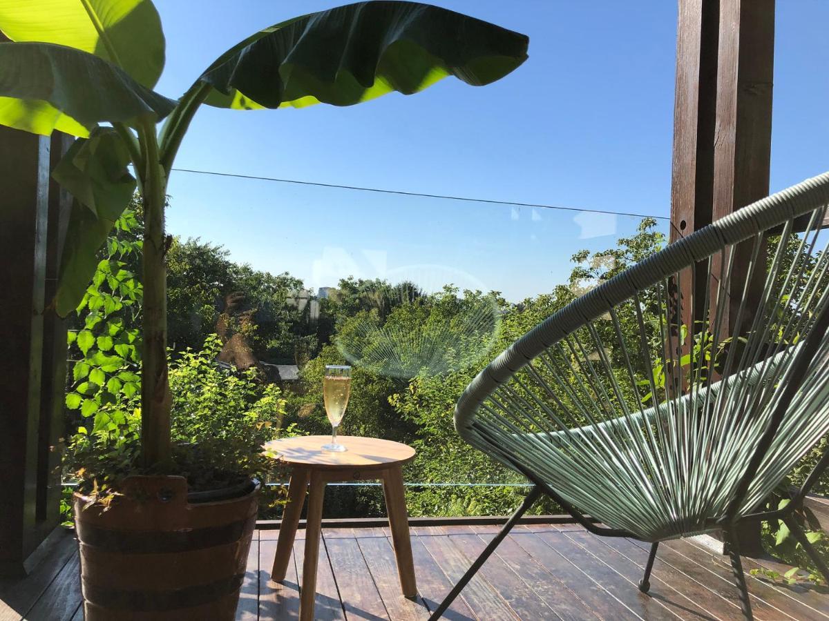 Pergola House In A Green Oasis With Fantastic View Petrovaradin Exteriör bild